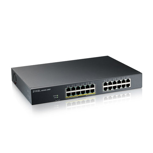 ZyXEL 24-Port Smart Switch – Gigabit Netzwerk, PoE-Unterstützung