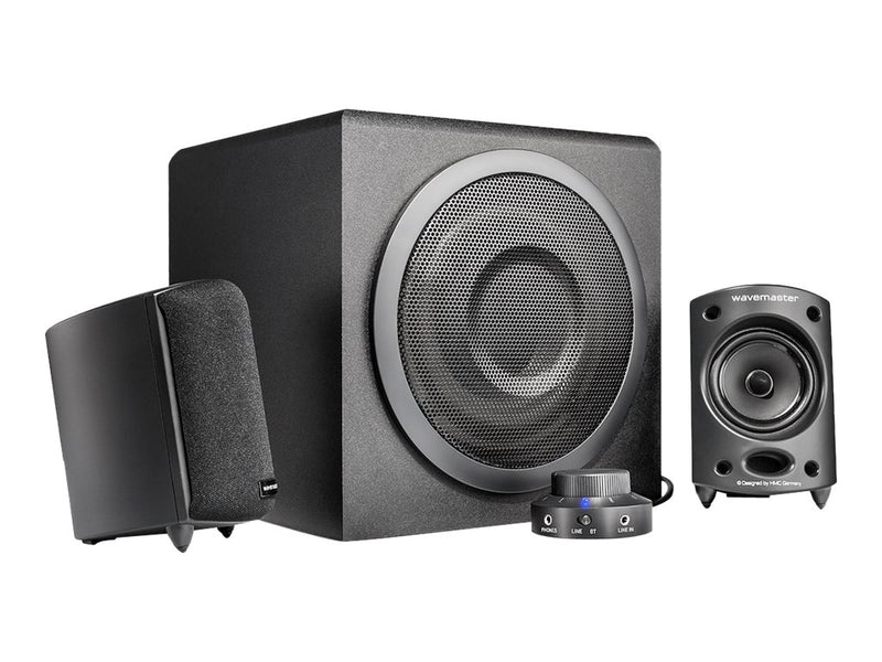 Wavemaster 2.1 Lautsprechersystem – Bluetooth, kraftvoller Sound