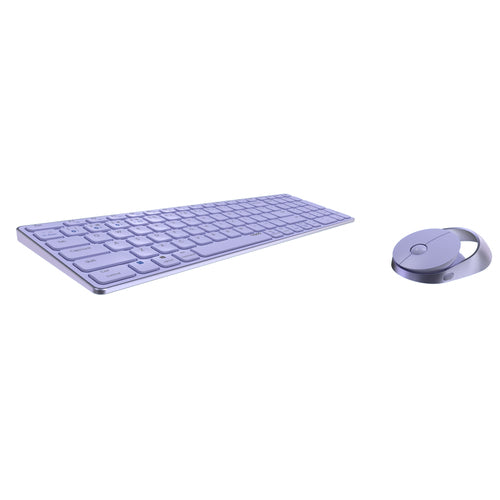 RAPOO 9750M Kabelloses Set – Deutsche QWERTZ-Tastatur, Lila