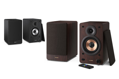 Sharp Bluetooth Hifi-Lautsprecher – Stilvolles Design, kabellose Verbindung
