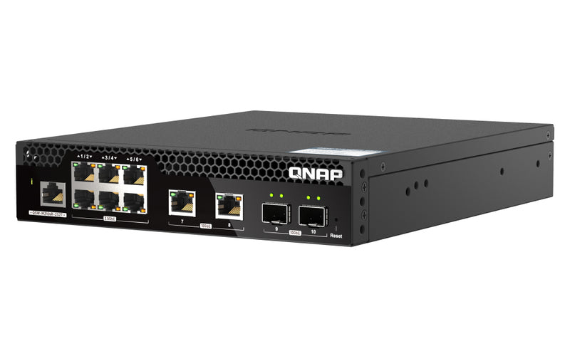 QNAP Netzwerk-Switch – 10 Anschlüsse, 10 Gigabit Ethernet
