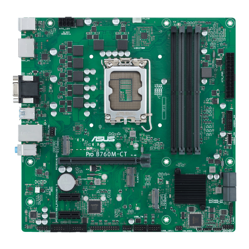 ASUS PRO Motherboard – Mikro-ATX, USB-C, Gigabit LAN