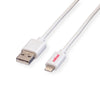 ROLINE Lightning-Kabel – 1 m, USB-Anschluss für Apple Geräte