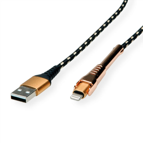 ROLINE Gold Lightning-Kabel – 1 m, robust und langlebig