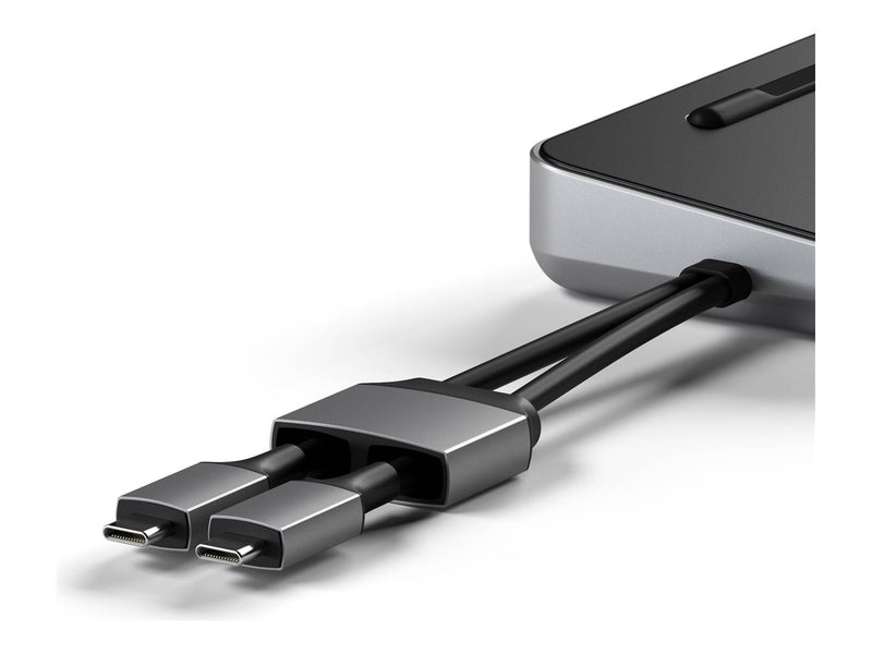 Satechi USB-C Dual Dock – 4K Video, schnelles Laden