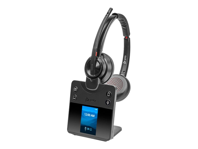 HP Poly Savi 8420 Kabellose Kopfhörer – Flexibel für Büro & Mobil