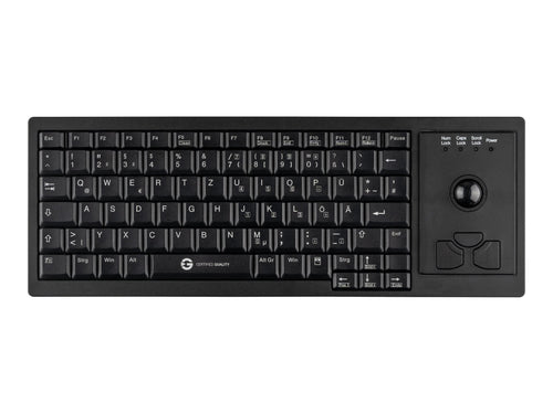 GETT Cleantype Xtra Roll Tastatur – Kompakt mit Trackball