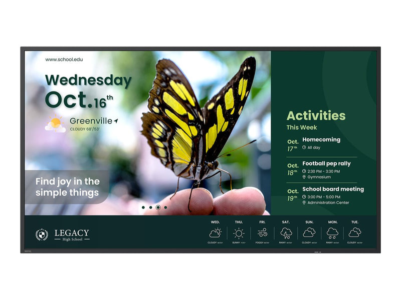 BenQ 43" Display – 4K-UHD, LED-Hintergrundbeleuchtung