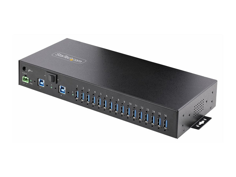 Startech USB 3.0 Hub – 16 Ports, robustes Metallgehäuse