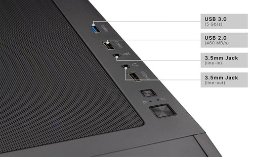Captiva Gaming-PC – Ryzen 7, 32 GB RAM, 1 TB Speicher