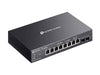 TP-Link Omada Netzwerk-Switch – 8 PoE+ Ports, 2 schnelle SFP+