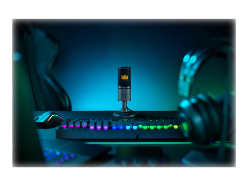 Razer USB-Mikrofon – Reagiert mit Emoticons, RGB-Display