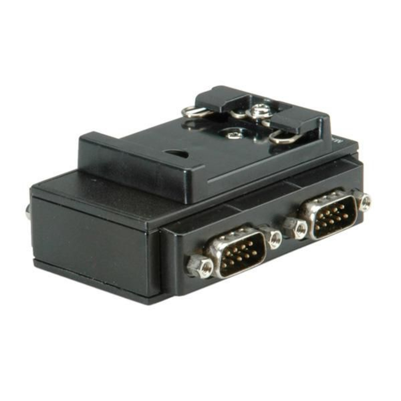 Roline USB-Seriell Adapter – Für DIN-Schienen, einfache Verbindung