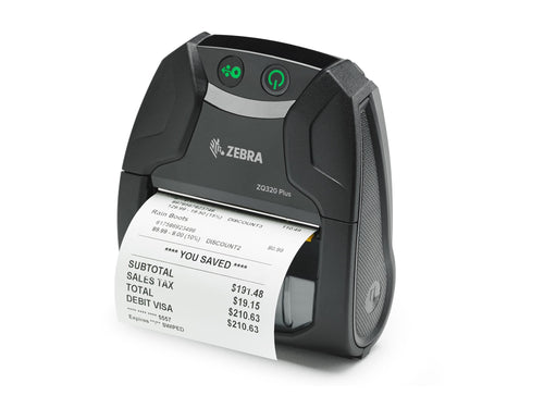 Zebra ZQ320 Plus Drucker – Mobiler Belegdruck, kabellos
