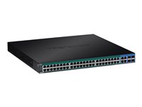TRENDnet 52-Port Gigabit Switch – PoE+, webbasierte Verwaltung