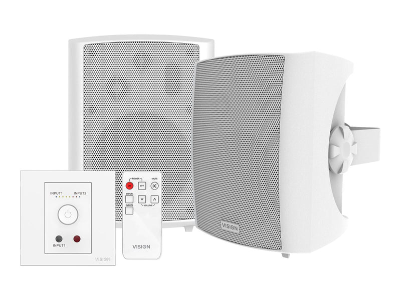 VISION Stereo-Verstärker – 50 Watt, weiß