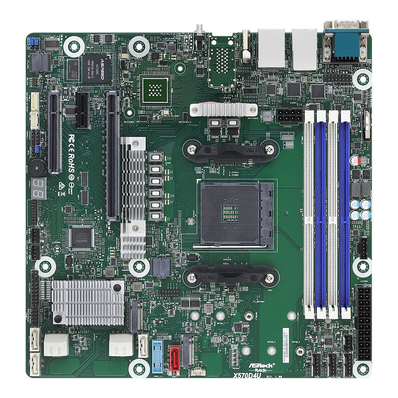 ASRock Server-Motherboard – AMD X570, 128 GB RAM Unterstützung