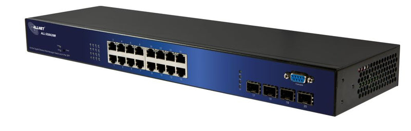 ALLNET 16-Port Gigabit Switch – Lüfterlos, Smart Managed