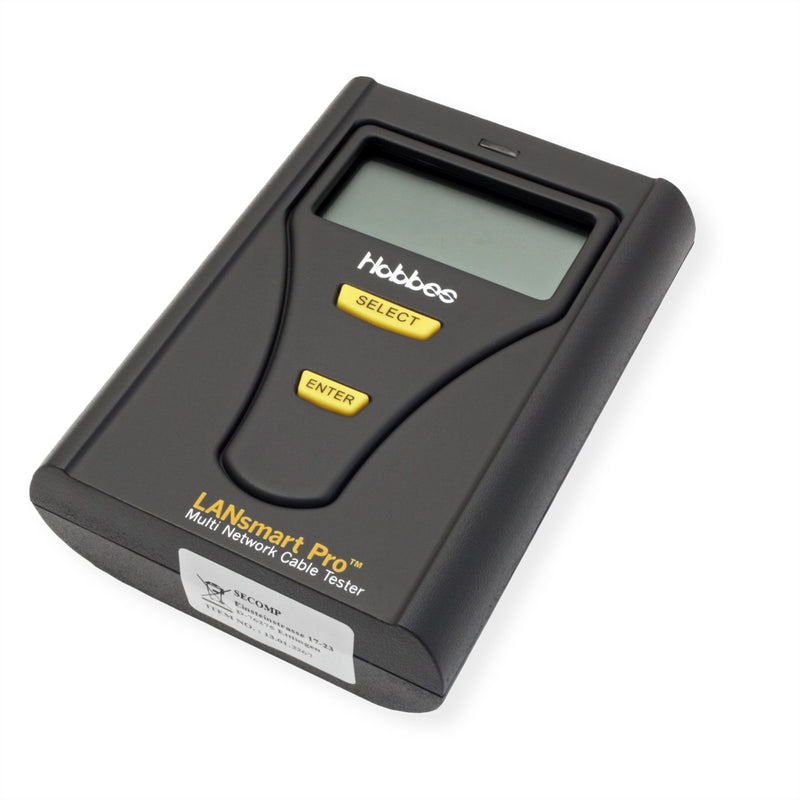Hobbes LANsmart Pro Netzwerktester – LCD-Anzeige, selbstkalibrierend