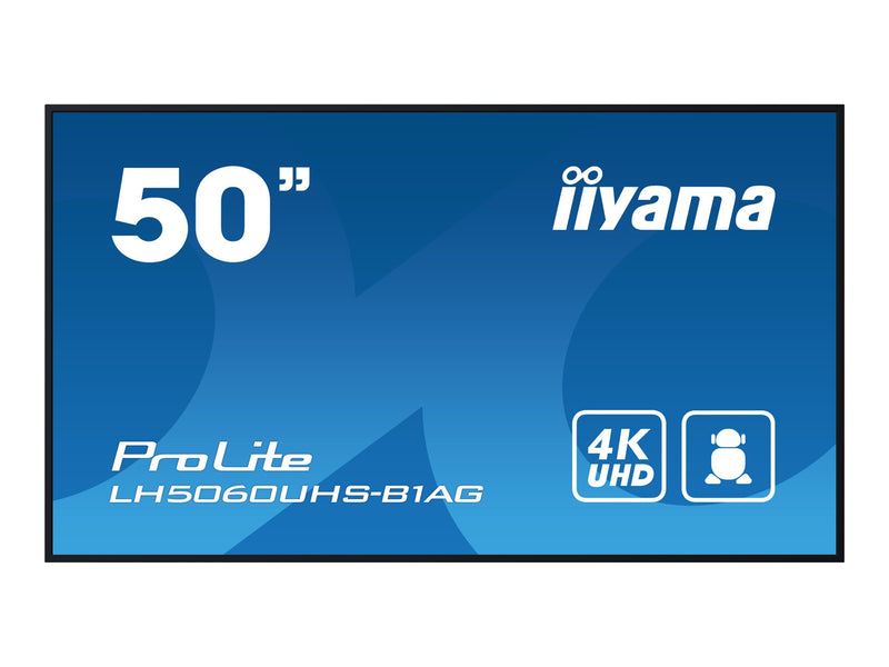 Iiyama 50" 4K Display – Ideal für Digital Signage mit integriertem Mediaplayer