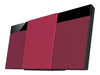 Panasonic Micro HiFi System – DAB+ Radio, Bluetooth, rot