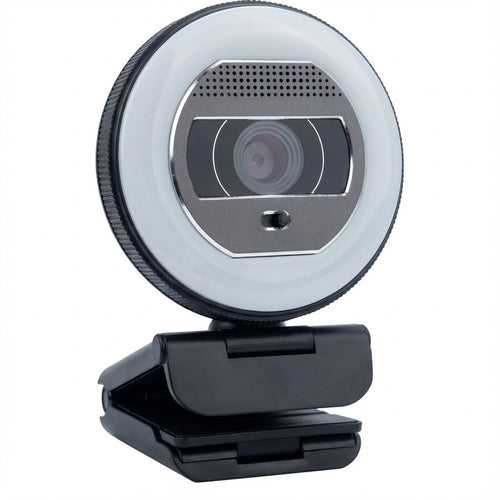 WORTMANN TERRA Webcam – Mit LED-Lichtkranz für klare Videoanrufe