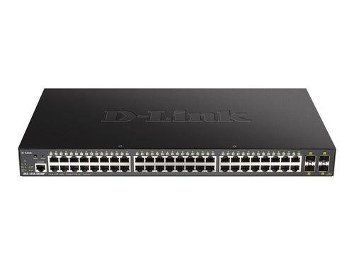 D-Link 52-Port Netzwerk-Switch – Smart, PoE, Gigabit