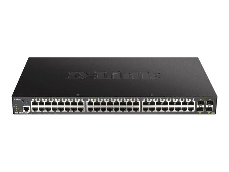D-Link 52-Port Netzwerk-Switch – Smart, PoE, Gigabit