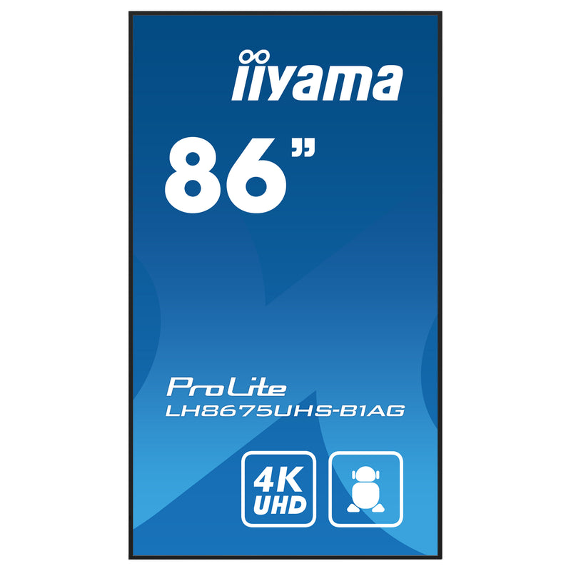 Iiyama 86" Display – Ideal für Digital Signage, Android-basiert
