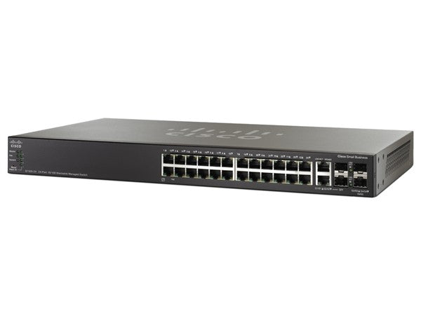 Cisco 24-Port Switch – Einfaches Management, Stapelbar