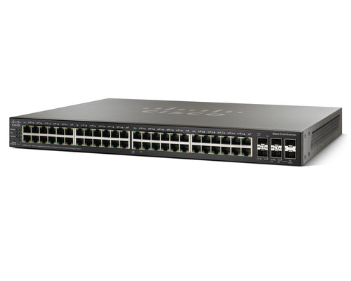 Cisco 48-Port Netzwerk-Switch – PoE, 10 Gbit/s für kleine Unternehmen