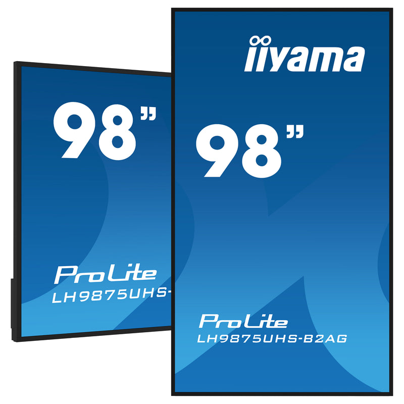Iiyama 98" Digital Signage Display – 4K UHD, integrierter Mediaplayer