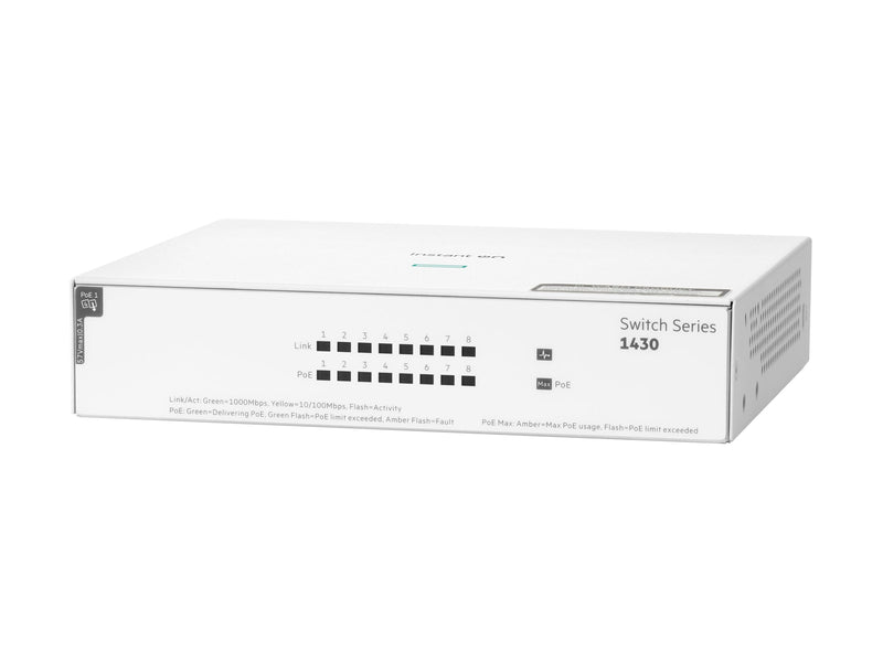 HP Enterprise 8-Port Switch – Gigabit Ethernet, PoE-Unterstützung