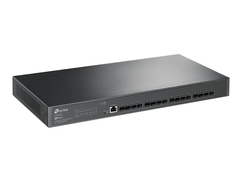 TP-Link 16-Port Managed Switch – Schnelles Netzwerk, 10G-Glasfaser