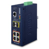 Planet Technology Industrie-Switch – 4 PoE+ Ports, montierbar