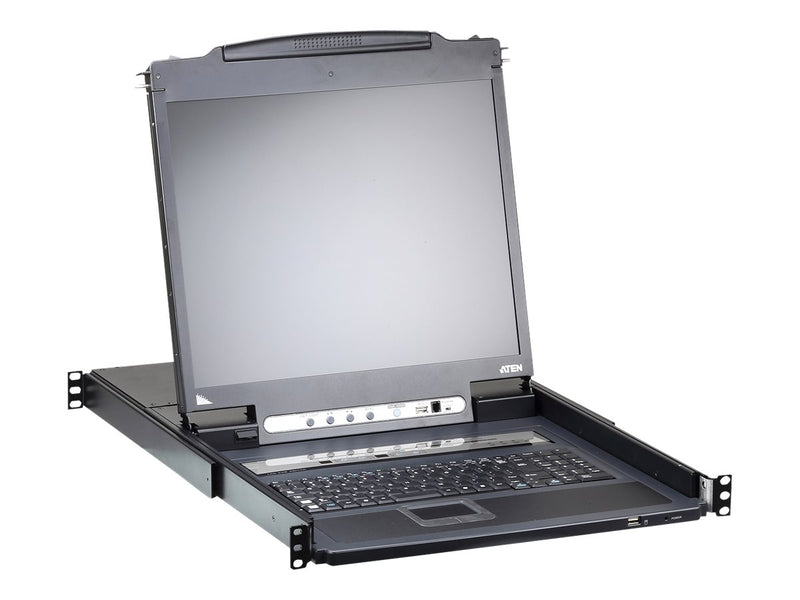 ATEN 8-Port KVM-Switch – 19" Bildschirm, Fernzugriff