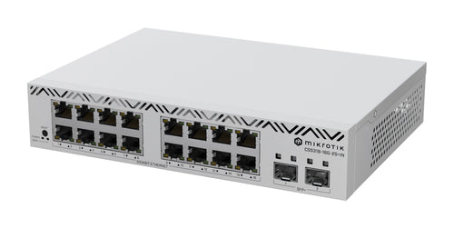 MikroTik Cloud Smart Switch – 16 Gigabit-Ports, 2 SFP+ für schnelles Netzwerk