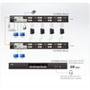 ATEN KVM Switch – 4 PCs steuern, Audio & USB integriert