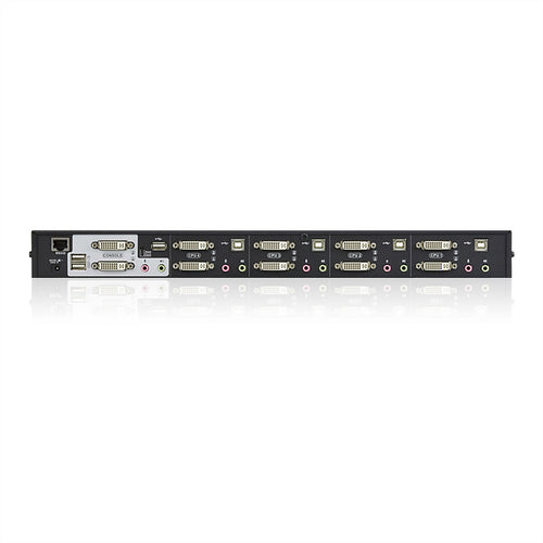 ATEN KVM Switch – 4 PCs steuern, Audio & USB integriert