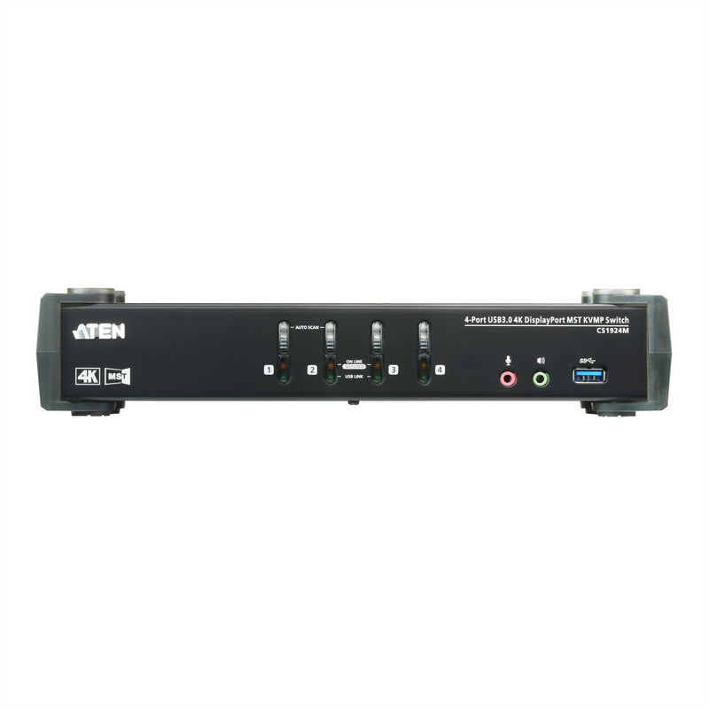ATEN KVMP-Switch – 4K DisplayPort, USB 3.0