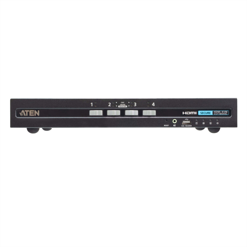 ATEN 4-Port HDMI KVM-Switch – Sicheres Umschalten zwischen PCs