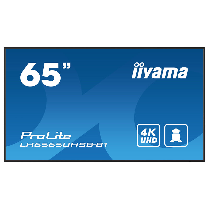 Iiyama 65" 4K Display – Lebendige Farben, Android-Betriebssystem