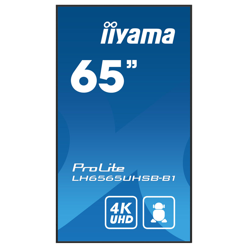 Iiyama 65" 4K Display – Lebendige Farben, Android-Betriebssystem