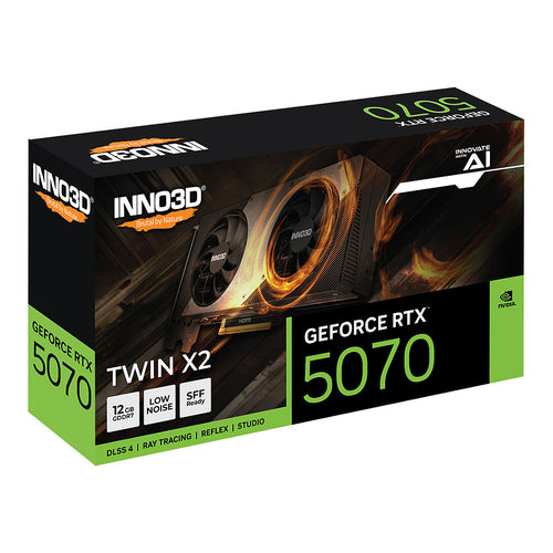 INNOVISION Grafikkarte – RTX 5070, 12 GB Speicher, 4 Bildschirme
