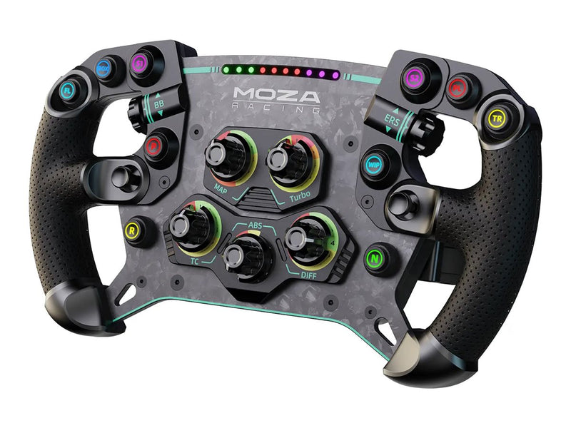 MOZA RACING Lenkrad – Kabellos, 10 Tasten für PC