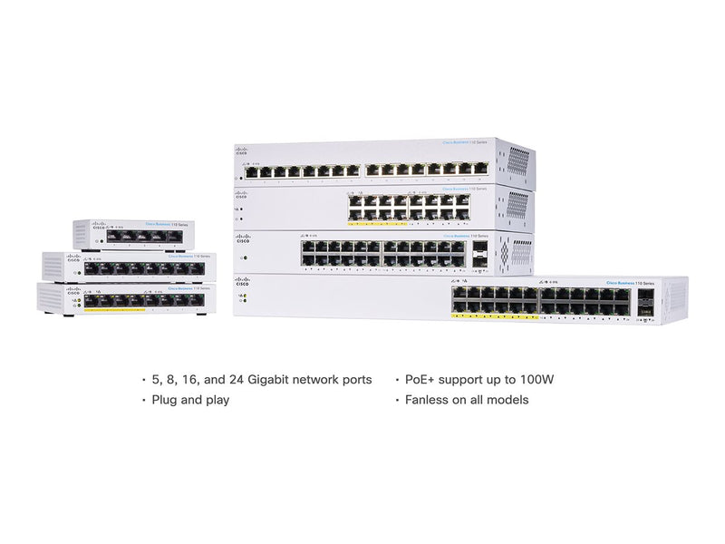 Cisco 24-Port Netzwerk-Switch – Einfaches Plug-and-Play