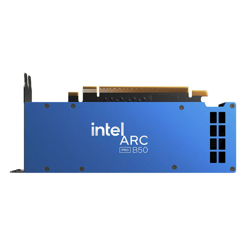 Intel Arc Pro Grafikkarte – 16 GB Speicher, 4 Displays