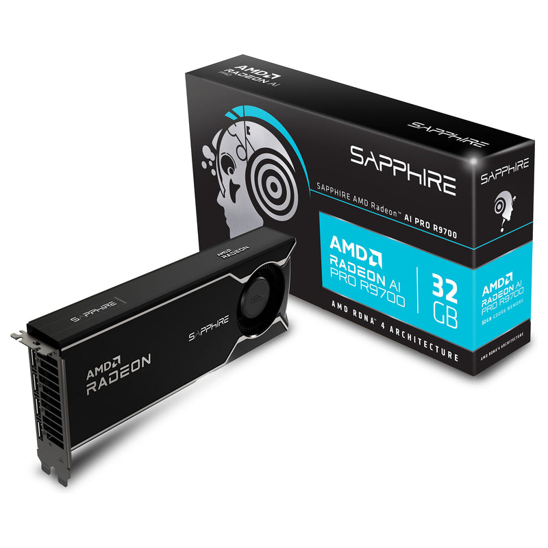 SAPPHIRE Grafikkarte – 32 GB Speicher, 4 Displays