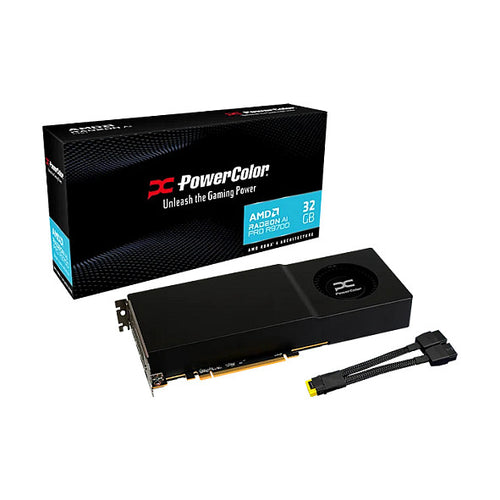 PowerColor Grafikkarte – 32 GB Speicher, 4 DisplayPorts
