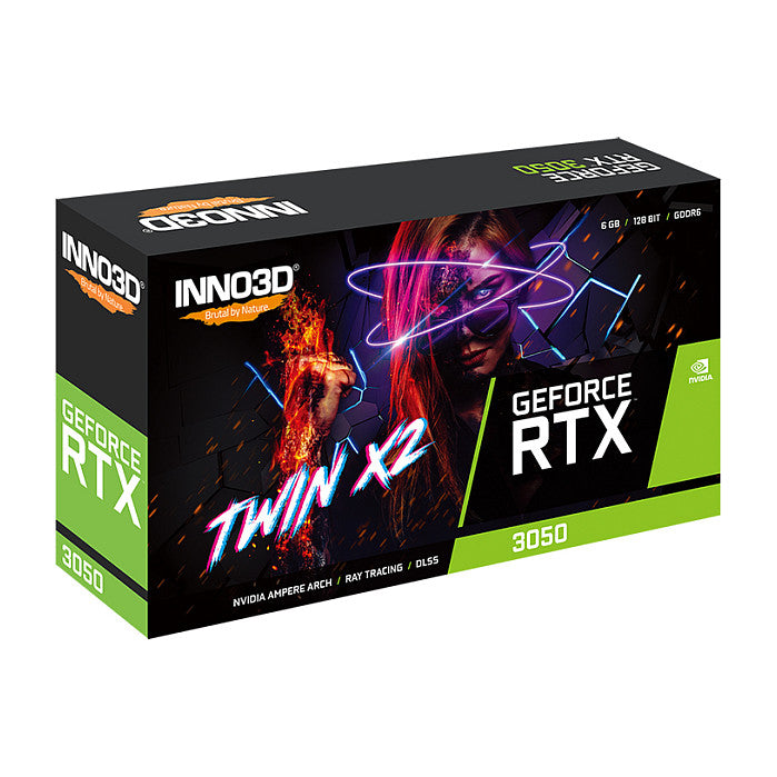INNO3D Grafikkarte – RTX 3050, 6 GB Speicher